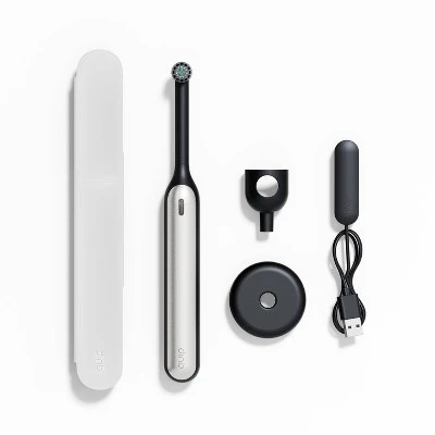 quip Rev Oscillating Rechargeable Electric Toothbrush Black/Silver - Imperfect Box - Image 14