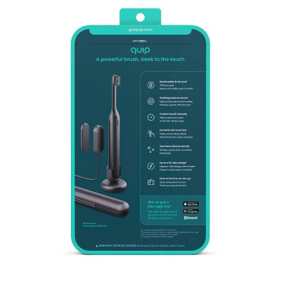 quip Ultra Next Generation Smart Sonic Electric Toothbrush Onyx - Imperfect Box - Image 19