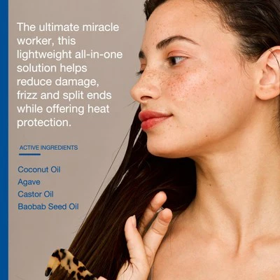 Raw Sugar Multi-Miracle Leave-in Heat Protectant & Conditioner Coconut Milk and Blue Agave 6 fl oz - Imperfect Container - Image 3