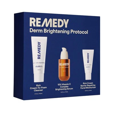 Remedy Skin Brightening 3-Piece Skincare Kit Gentle Cleanser Vitamin C Serum 2.7oz - Missing Box - Image 17