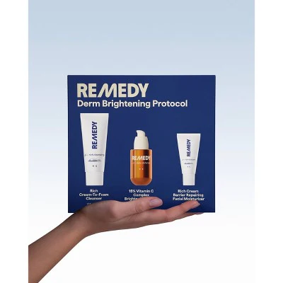Remedy Skin Brightening 3-Piece Skincare Kit Gentle Cleanser Vitamin C Serum 2.7oz - Missing Box - Image 18