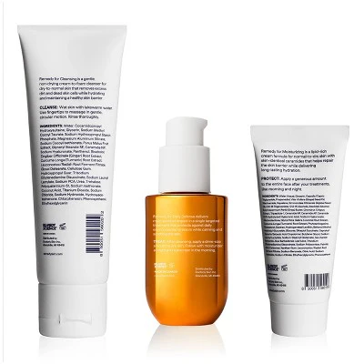 Remedy Skin Brightening 3-Piece Skincare Kit Gentle Cleanser Vitamin C Serum 2.7oz - Missing Box - Image 3