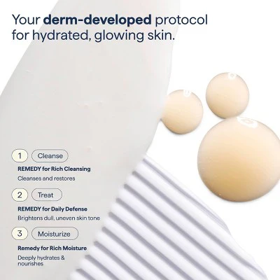 Remedy Skin Brightening 3-Piece Skincare Kit Gentle Cleanser Vitamin C Serum 2.7oz - Missing Box - Image 5