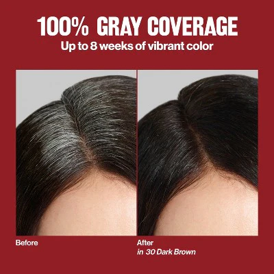 Revlon ColorSilk Permanent Hair Color with Bond Repair Complex 41 Medium Brown 4.4 fl oz - Imperfect Box - Image 8