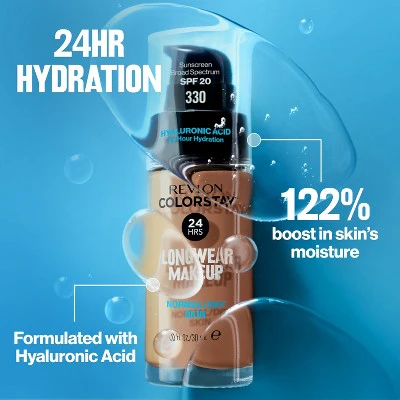 Revlon ColorStay Makeup for Normal/Dry Skin with SPF 20 110 Ivory 1 fl oz - Imperfect Container - Image 5