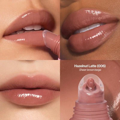 Revlon Glimmer Lip Treat Balm + Mask Overnight Hydration 006 Hazelnut Latte 0.4 fl oz - Imperfect Container - Image 3