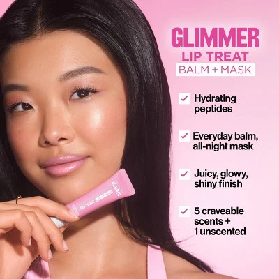 Revlon Glimmer Lip Treat Balm + Mask Overnight Hydration 006 Hazelnut Latte 0.4 fl oz - Imperfect Container - Image 5