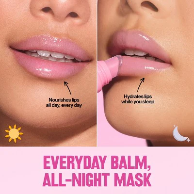 Revlon Glimmer Lip Treat Balm + Mask Overnight Hydration 006 Hazelnut Latte 0.4 fl oz - Imperfect Container - Image 9