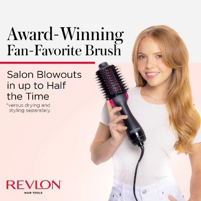 Revlon One-Step Volumizer Hair Dryer and Hot Air Brush Black - Imperfect Box - Image 4
