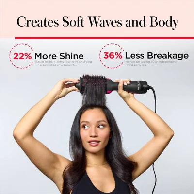 Revlon One-Step Volumizer Original Blow Dry Brush Blue - Imperfect Box - Image 5