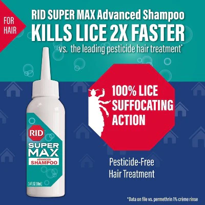 RID Super Max 5-in-1 Hair & Home Complete Lice Treatment Kit - Imperfect Box - Image 4