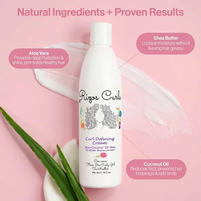 Rizos Curls Defining Cream 10 fl oz - Imperfect Container - Image 5