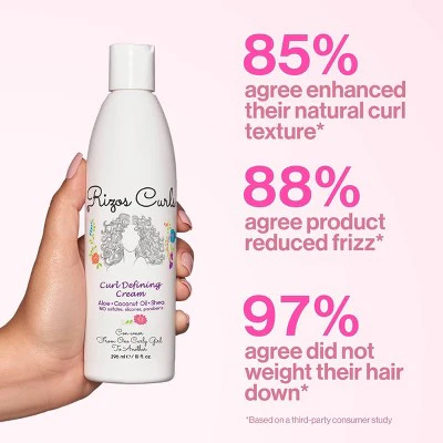 Rizos Curls Defining Cream 10 fl oz - Imperfect Container - Image 7