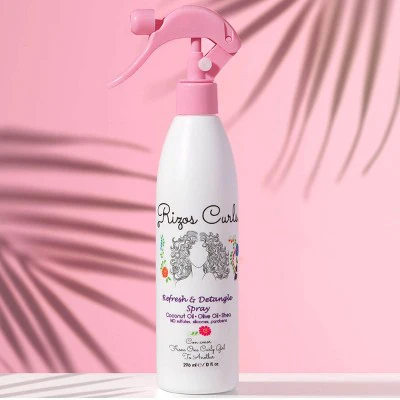 Rizos Curls Refresh & Detangle Spray 10 fl oz - Imperfect Container - Image 5
