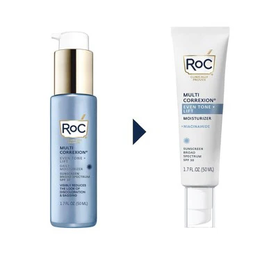 RoC Multi Correxion Even Tone + Lift 5-in-1 Daily Moisturizer SPF 30 1.7oz - Imperfect Box - Image 2