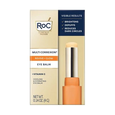RoC Multi Correxion Revive and Glow Vitamin C Under Eye Balm 0.14oz - Imperfect Box - Image 2