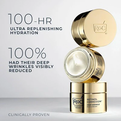 RoC Retinol Correxion Deep Wrinkle Rich Cream 1.7oz - Imperfect Box - Image 4