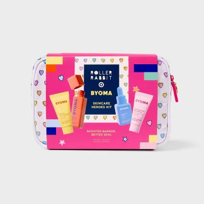 Roller Rabbit x Target BYOMA Disco Hearts Wave Skincare Set 5pc - Imperfect Box