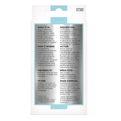 Sally Hansen Repair + Rescue Super Strength Defense Nail Treatment 0.44 fl oz - Imperfect Box - Image 4