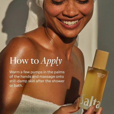 Saltair Nourishing Body Oil for Dewy Glowing Skin Pink Beach 4 fl oz - Small Amount Missing - Image 10