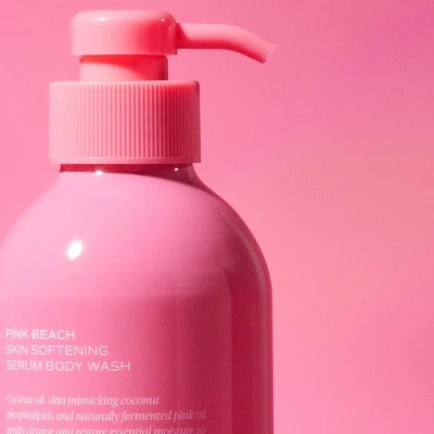 Saltair Pink Beach Serum Body Wash Coconut Scent 17 fl oz - Imperfect Container - Image 5