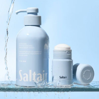 Saltair Seascape Serum Body Wash Clean Breeze Scent 17 fl oz - Imperfect Container - Image 5