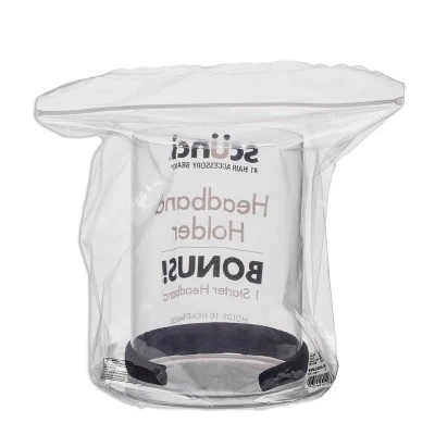 scünci Headband and Hair Accessories Organizer with Bonus Headband Clear 2pcs - New - Image 2