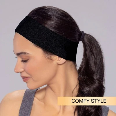 Scunci by Conair No Damage Stretch Fabric Headbands Black 5pcs - New - Image 6