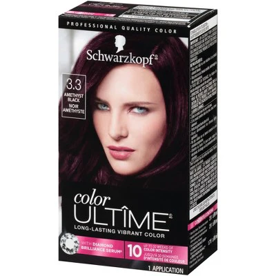 Schwarzkopf Color Ultime Permanent Color Amethyst Black - New - Image 8
