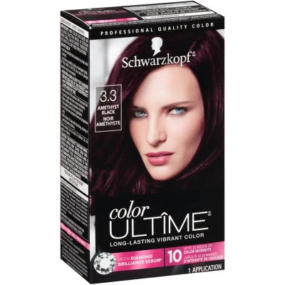 Schwarzkopf Color Ultime Permanent Color Amethyst Black - New - Image 9