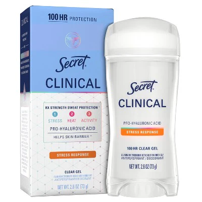 Secret Clinical 100HR Antiperspirant Deodorant for Women Stress Response 2.6 oz - Imperfect Box - Image 12