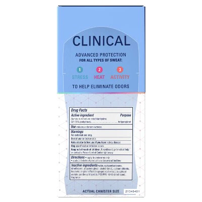 Secret Clinical 100HR Antiperspirant Deodorant for Women Stress Response 2.6 oz - Imperfect Box - Image 13