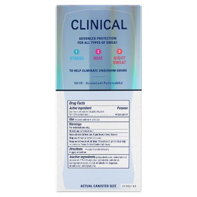 Secret Clinical 100HR Relief & Comfort Overnight Deodorant Lavender & Chamomile 2.6oz - Imperfect Box - Image 11