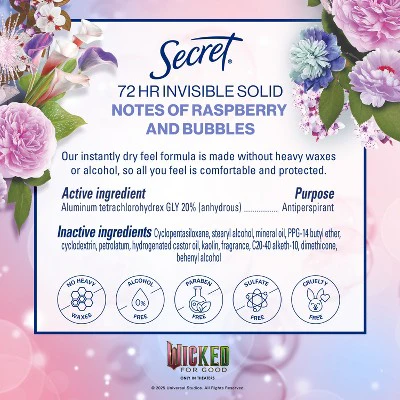 Secret Clinical Strength 72-Hour Protection 2.6oz - Imperfect Box - Image 11