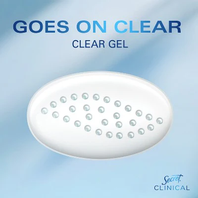 Secret Clinical Strength Clear Gel Clean Lavender 2.6oz - Imperfect Box - Image 7