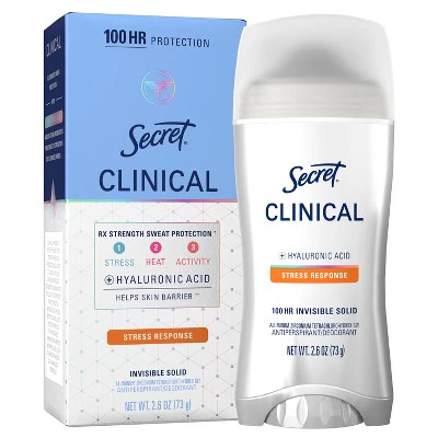 Secret Clinical Strength Invisible Solid Antiperspirant & Deodorant 2.6oz - Imperfect Box - Image 13