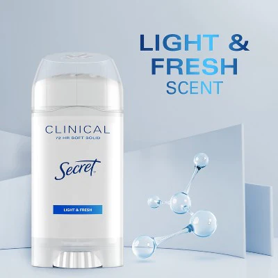 Secret Clinical Strength Solid Antiperspirant & Deodorant 2.6oz - Imperfect Box - Image 6