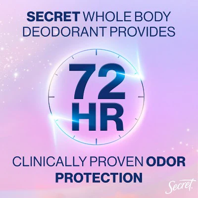 Secret Dry Feel Whole Body Deodorant Light & Fresh 2.4oz - New - Image 8