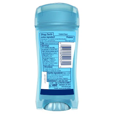 Secret Fresh Clear Gel Antiperspirant & Deodorant Coconut Scent 2.6oz - New - Image 10