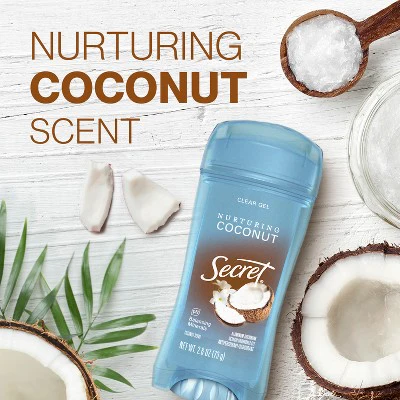 Secret Fresh Clear Gel Antiperspirant & Deodorant Coconut Scent 2.6oz - New - Image 5
