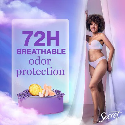 Secret Fresh Clear Gel Deodorant Relaxing Lavender 2.6oz/2pk - Imperfect Box - Image 6