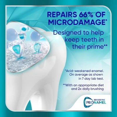 Sensodyne Pronamel Clinical Enamel Strengthening and Whitening Action Toothpaste 3.4oz/3pk - New - Image 5
