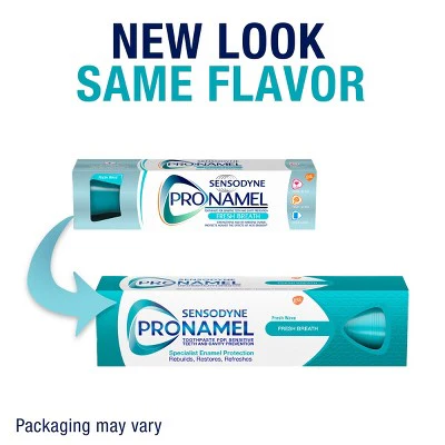 Sensodyne Pronamel Fresh Breath Toothpaste Fresh Wave 2pk /4oz - Imperfect Box - Image 9