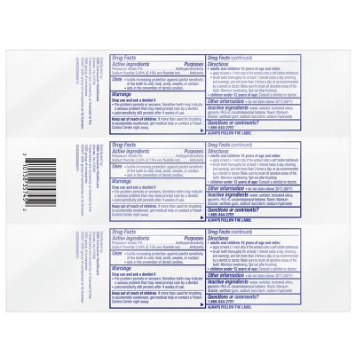 Sensodyne ProNamel Gentle Whitening Toothpaste for Sensitive Teeth 4oz/3pk - New - Image 2