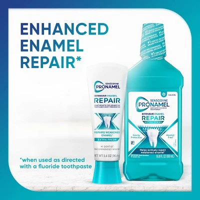 Sensodyne Pronamel Intensive Enamel Repair Toothpaste Extra Fresh 3.4 oz/2pk - Imperfect Box - Image 6