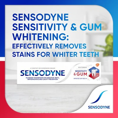 Sensodyne Sensitivity + Gum Whitening 2pk Toothpaste - Imperfect Box - Image 7
