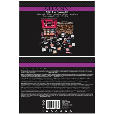 SHANY Makeup Train Case Aluminum Makeup Set Leopard - New - Image 3