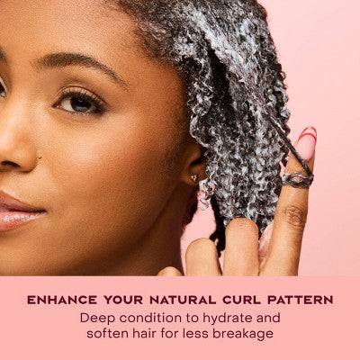 SheaMoisture Coconut & Hibiscus Curl & Shine Hair Mask 11.5oz - Imperfect Container - Image 6