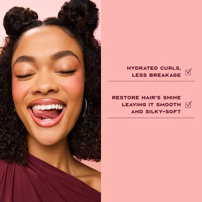 SheaMoisture Coconut & Hibiscus Curl & Shine Hair Mask 11.5oz - Imperfect Container - Image 7