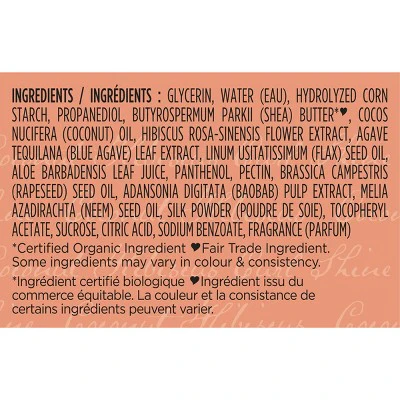 SheaMoisture Coconut and Hibiscus Curling Gel For Thick Curly Hair 12oz - Impefect Container - Image 3